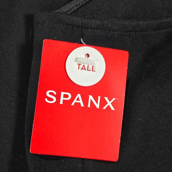 Spanx Wom 2XL TALL Plus Size Black Pants Sleeveless Jumpsuit NWT Sexy Date Night - Picture 10 of 15